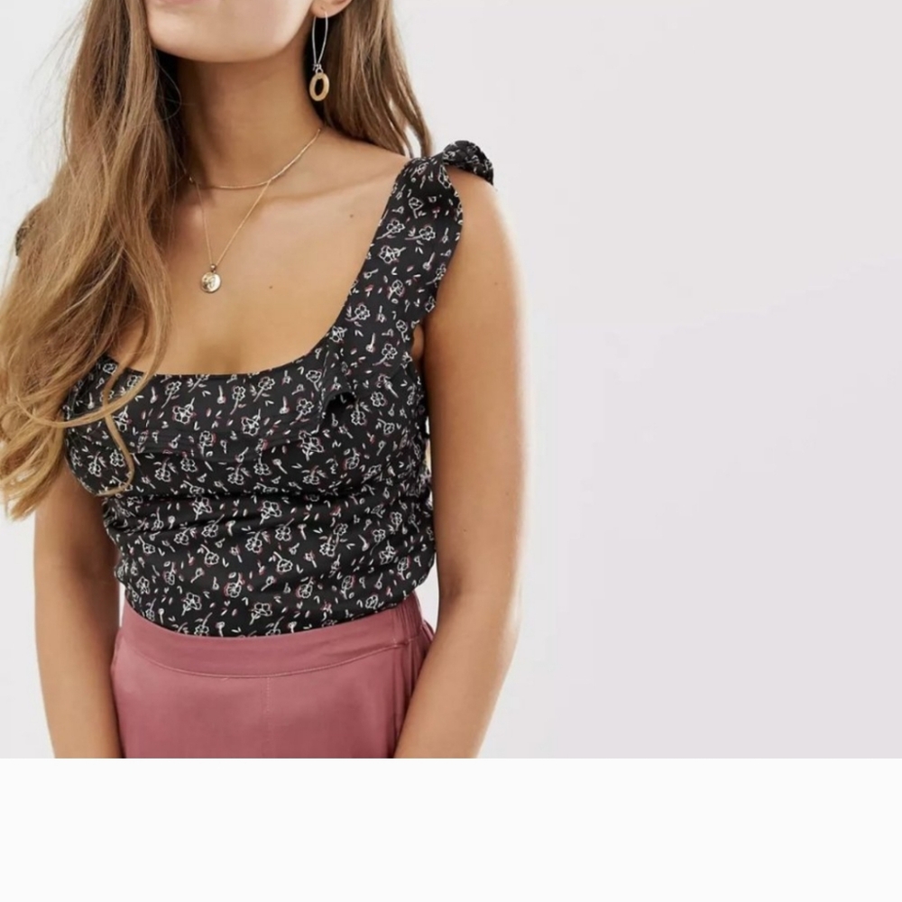 Free People Stay with You Crop Top